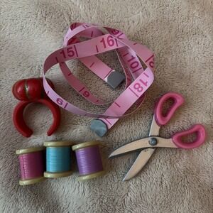 Our Generation 18 In Doll Sewing Kit Accessories Lot Of 6